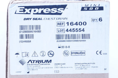 Atrium 16400 Express Mini 500 Dry Seal C h e s t  D r a i n - Box of 6